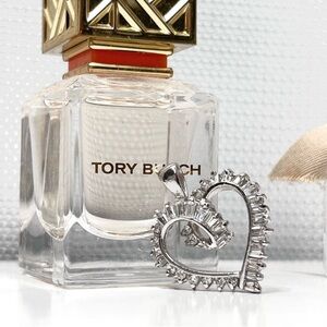 Heart silver charm necklace pendant